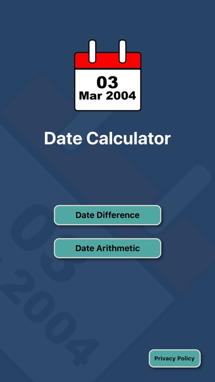 Date Calculator / Difference