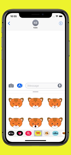 Emoji - Cute tiger smiley(圖2)-速報App