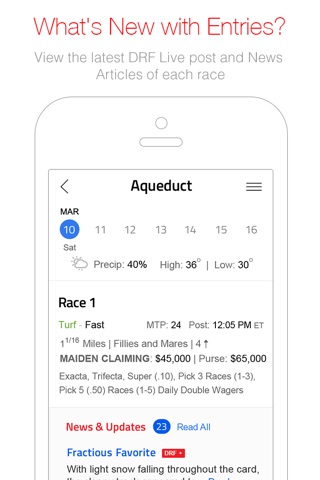 DRF Horse Racing Betting screenshot 2