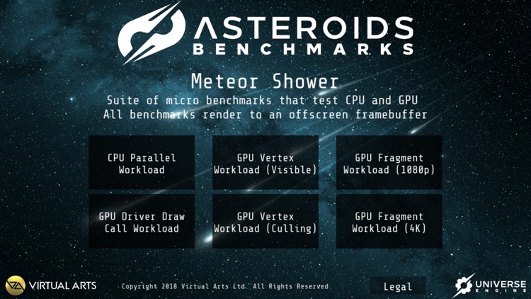 Meteor Shower Benchmark