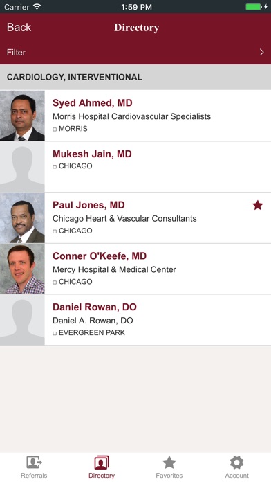 Mercy Physician Directory screenshot 2