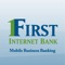 With First Internet Bank Business Banking App you can safely and securely access your accounts anytime, anywhere