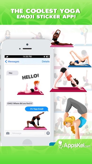Yoga Emoji Stickers Pro screenshot 4