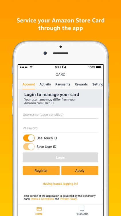 Amazon Store Card