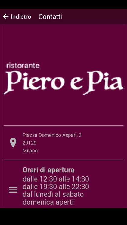 Ristorante Piero e Pia