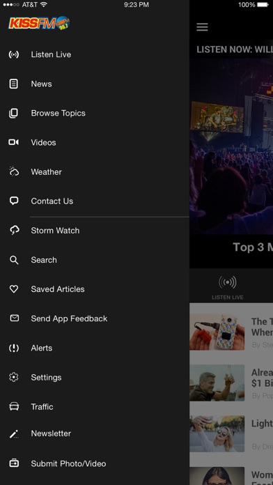 96.7 KISS FM screenshot 4