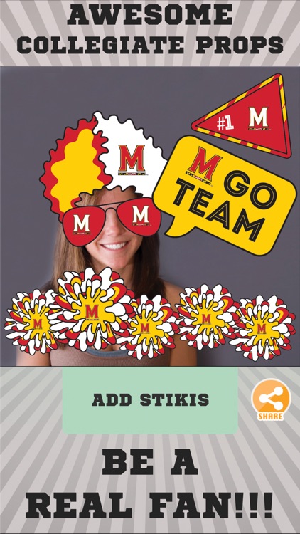Maryland Terrapins Selfie Stickers
