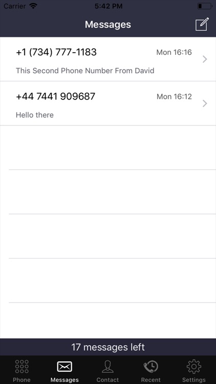 Second Phone Number . screenshot-3