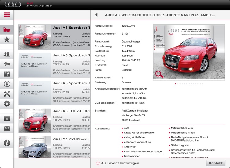 Audi Ingolstadt für iPad screenshot-3