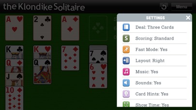 klondike solitaire with hints