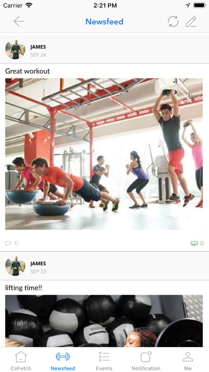 CoFETCH - A Fitness Social App screenshot-3