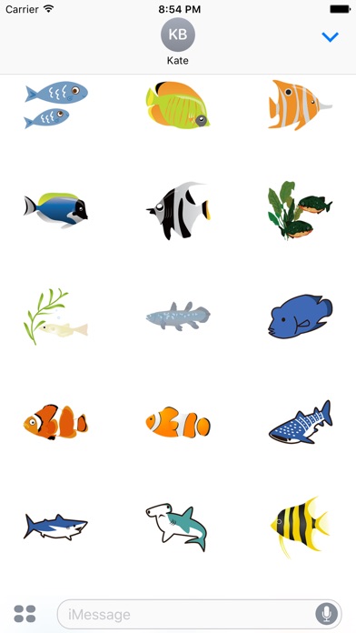 Fish fish fish sticker screenshot 2