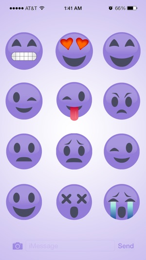 Animated Cute Purple Sticker(圖5)-速報App