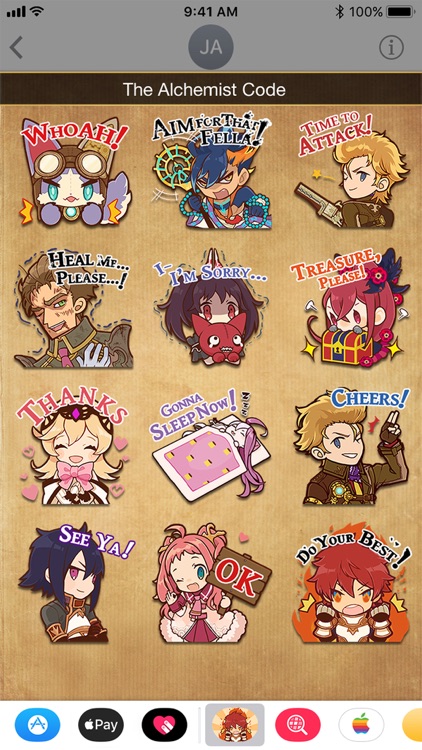 The Alchemist Code Stickers