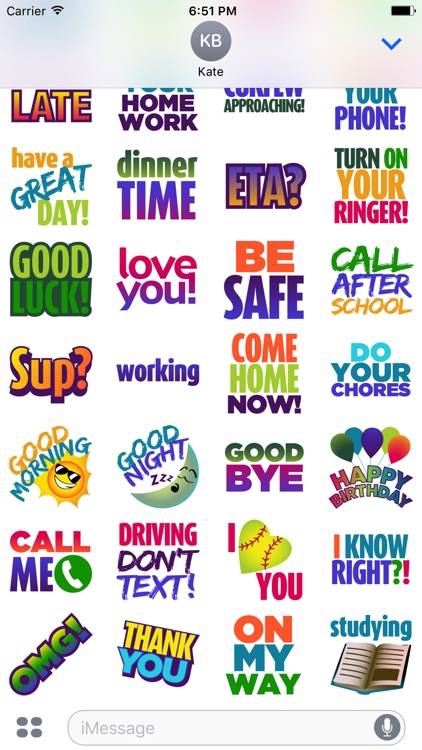 Mom Sporji + Word Stickers