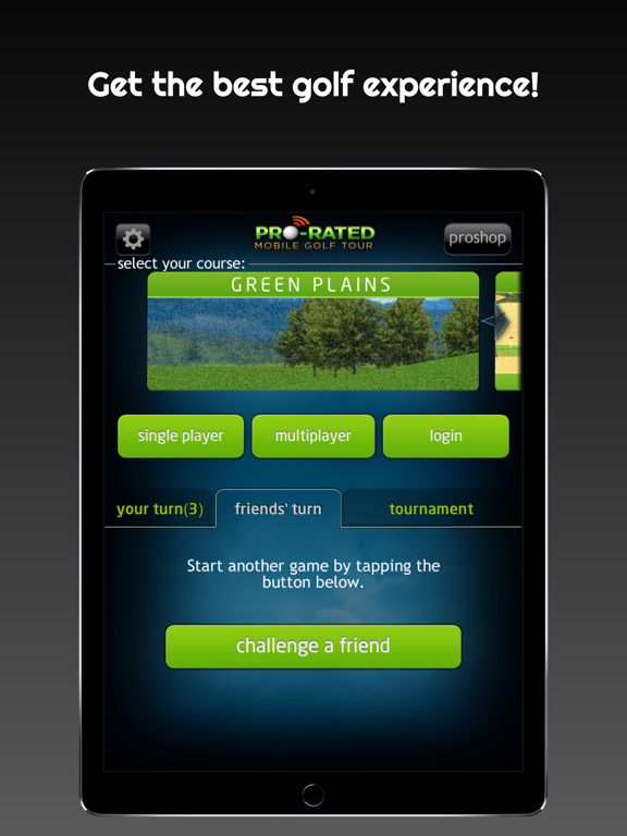Pro-Rated Mobile Golf Tour screenshot