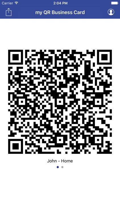 myQRvCard