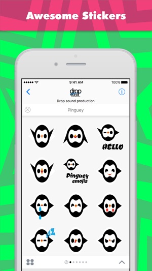 Pinguey贴纸，设计：drop sound(圖1)-速報App