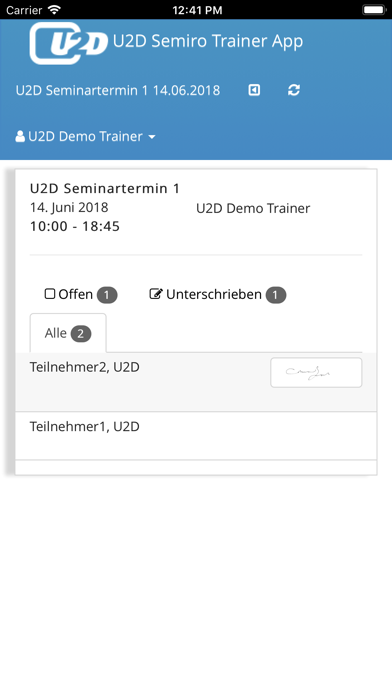 U2D Semiro Trainer-App screenshot 4