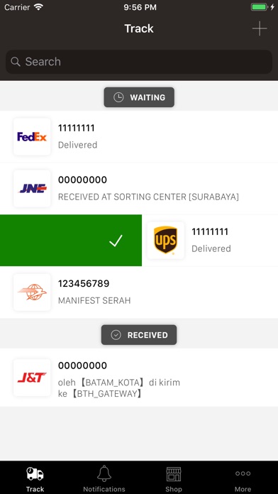 PaketQ - Track Shipments iPhone PaketQ - Track Shipments iPhone