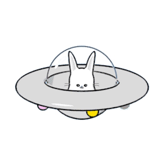 Space Bunny Animated icon
