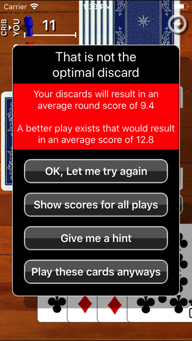 Cribbage game app