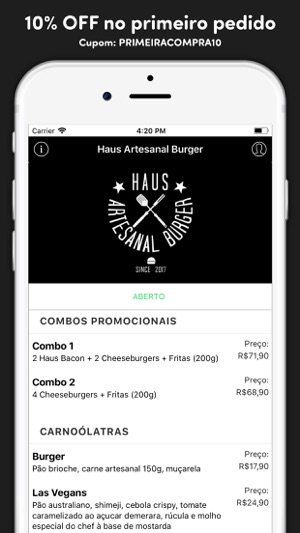 Haus Artesanal Burger