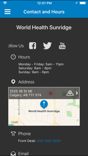 World Health Club Calgary(圖5)-速報App