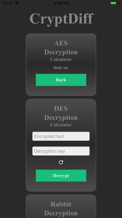 CryptDiff - Encrypt & Decrypt screenshot-3