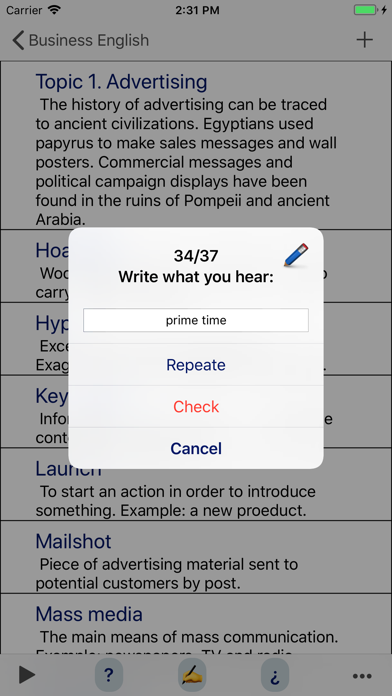 How to cancel & delete Business English Listening from iphone & ipad 4