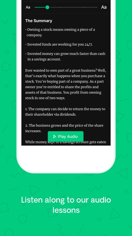 Learn: how to invest in stocks screenshot-3