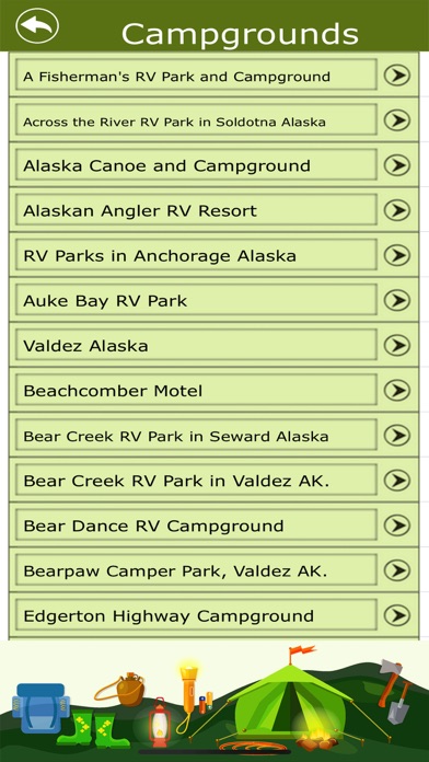 Alaska Campgrounds & Trails screenshot 4