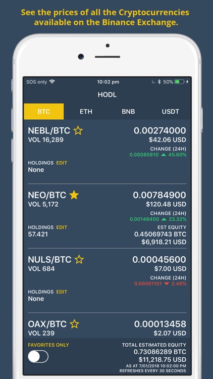 HODL for Binance