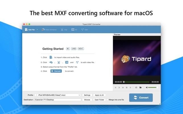 Tipard MXF Converter(圖1)-速報App