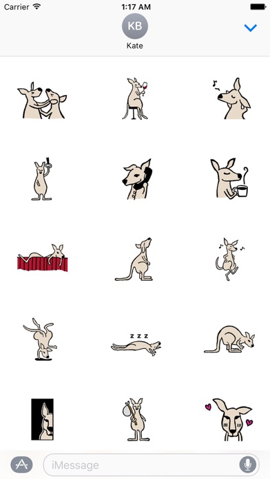 Kangaroo Emoji Sticker screenshot 2