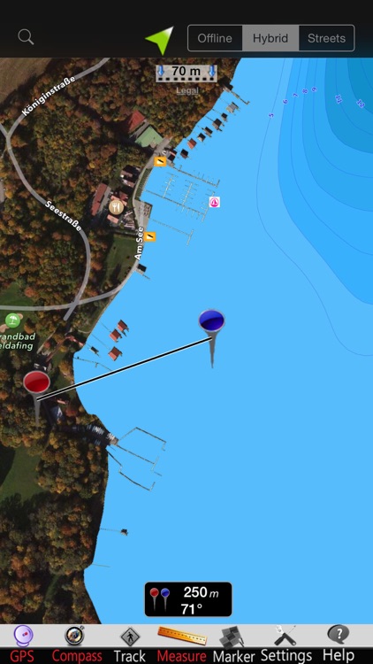 Starnberg lake Nautical Charts