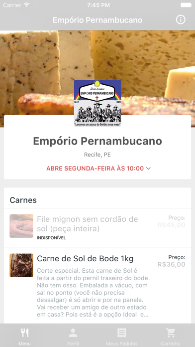 How to cancel & delete Empório Pernambucano Delivery from iphone & ipad 1