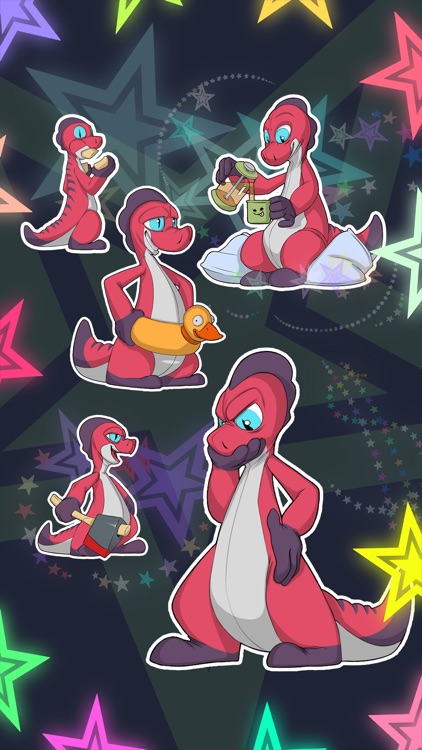 Jack Lizard Stickers for iMessage Starter Pack