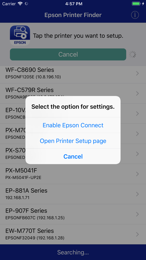 Epson Printer Finder App For Iphone Free Download Epson Printer Finder For Ipad Iphone At Apppure