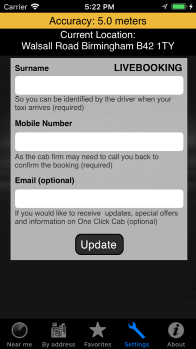 One Click Cab screenshot 4