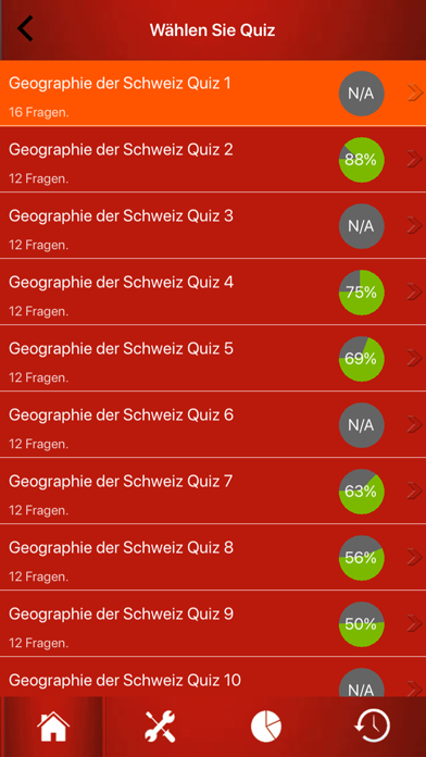 Schweizer Geographie Quiz screenshot 4