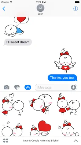 Game screenshot Love & Couple Animated Sticker hack