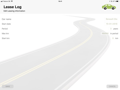 Leasing Log screenshot 2