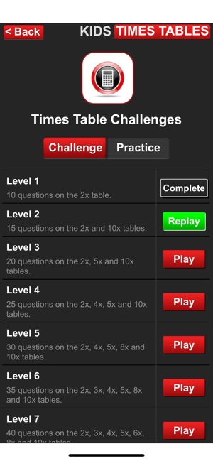 Kids Times Table Challenges(圖7)-速報App