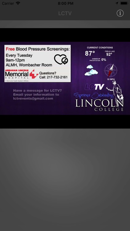 LCTV at Lincoln College