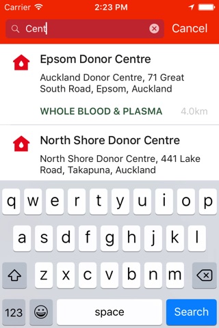 NZ Blood Service Donor App screenshot 4