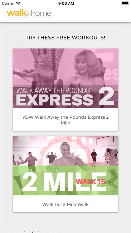 Walk At Home Instant Access