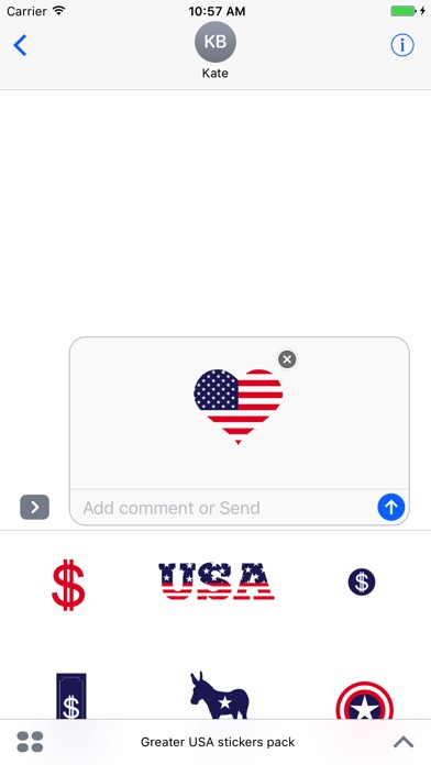 USA stickers - 4th July emojis screenshot 3