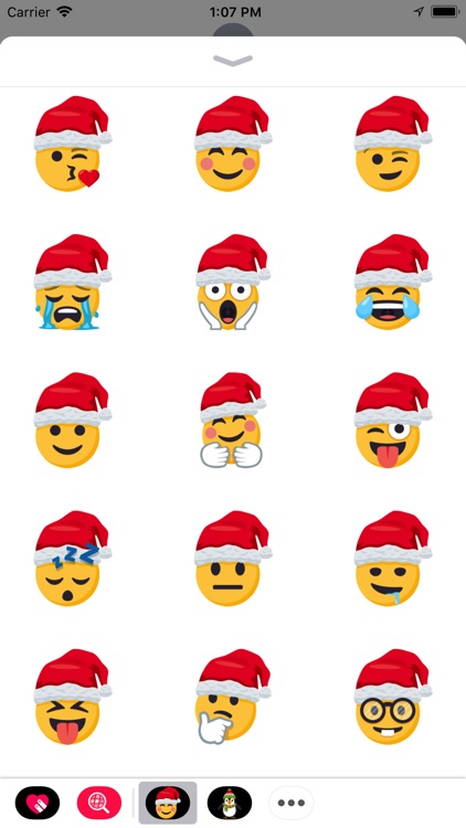 Santa Smiley Pack: by EmojiOne