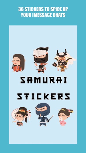 Samurai Stickers Too(圖1)-速報App